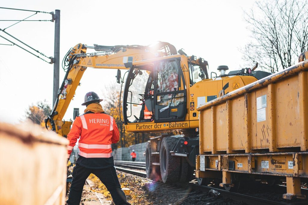 Lärmschutz für Gleisbau und Gleisarbeiten