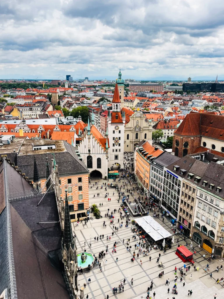 Altstadt von Dresden von oben