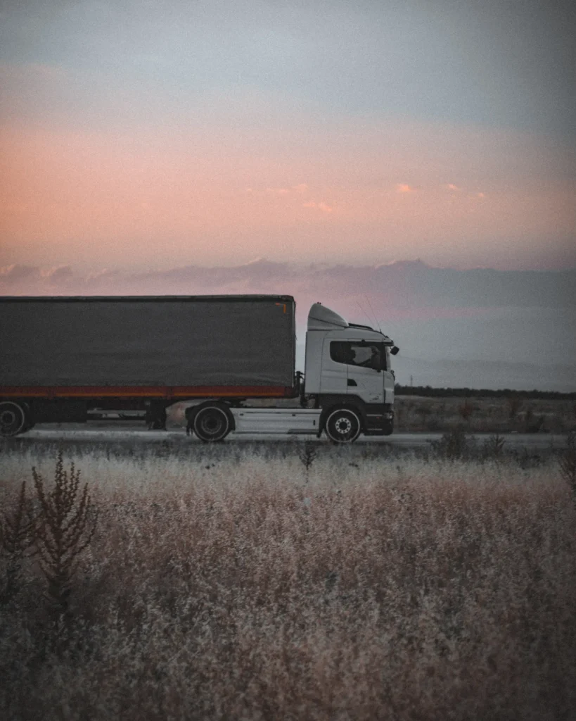 Lkw auf der Autobahn