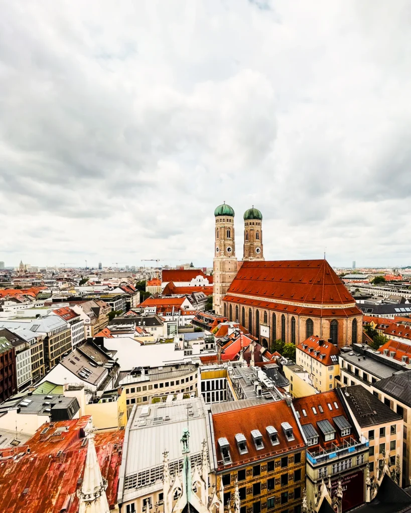 Altstadt von Dresden aus der Vogelperspektive